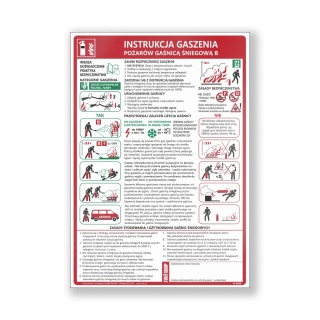 Instrukcja PPOZ gaszenia pożarów gaśnicą śniegową