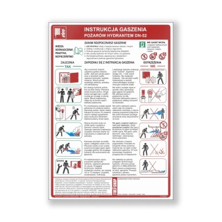 Instrukcja PPOZ gaszenia pożarów za pomocą hyd. 52