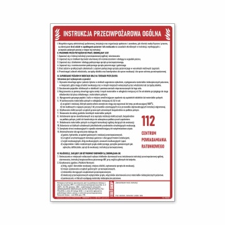 Instrukcja PPOZ ogólna przeciwpożarowa FS