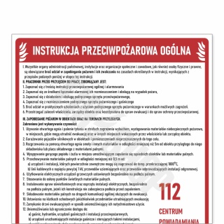 Instrukcja PPOZ ogólna przeciwpożarowa FS
