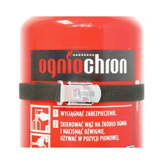 Opaska do mocowania gaśnicy z zapinką metalową GER-O 6kg