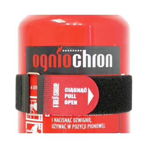 Opaska mocująca do gaśnic na rzep, taśma 5cm RZ