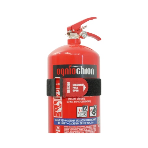 Opaska mocująca do gaśnic na rzep, taśma 5cm RZ