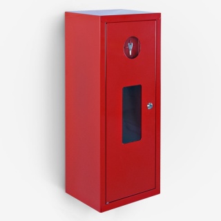 Szafka na gaśnice SG600 z oknem /M czerwona 3000