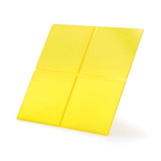 Szybka do szafki KIBOX yellow