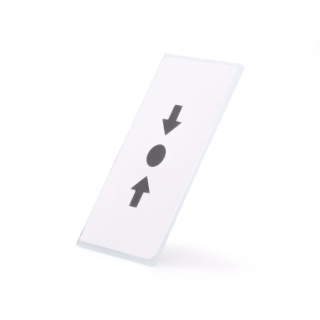 Szybka do włącznika alarmowego 76x40x2