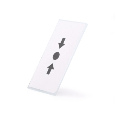 Szybka do włącznika alarmowego 76x40x2