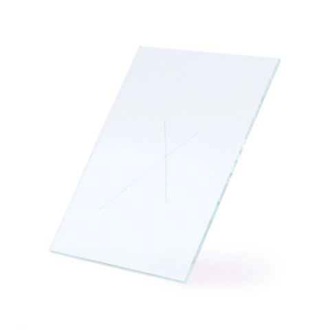 Szybka do zbicia 77x97 grubość 2mm BOX/GRAS