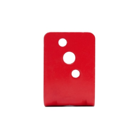 Wieszak gaśnicy GS 2 hakowy czerwony FS