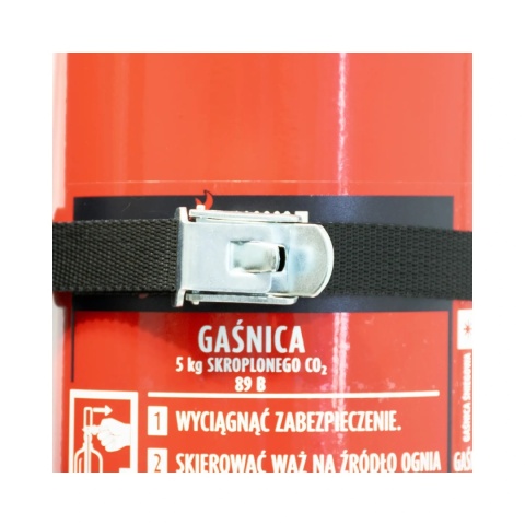 Wieszak gaśnicy GS5 z2 opaskami - zap. G/K/GL