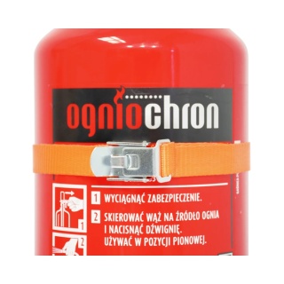 Zapinka stalowa do opaski 20mm mocującej gaśnicę, typ GER