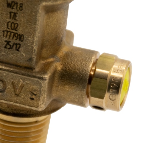 Zawór butlowy CO2 MC GCE bezp. 190