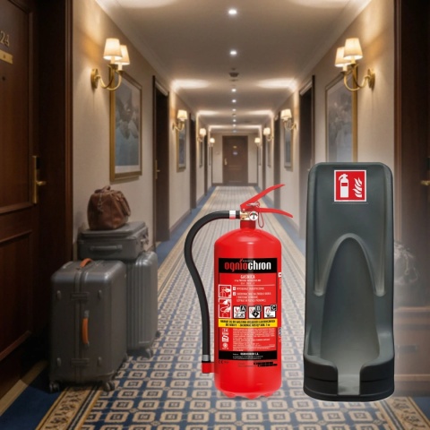 Zestaw Gaśnica GP-6x Ogniochron + stand SG-6s