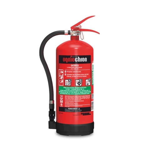 Gaśnica pianowa GPN-6x ABF Ogniochron + Szafka SG600SL BO