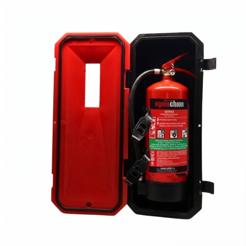 Gaśnica pianowa GPN-6x ABF FF + Szafka na gaśnicę Dia-mont