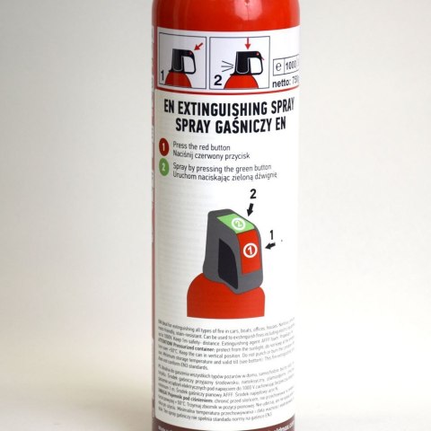 Spray gaśniczy REINOLDMAX 750ml + Apteczka DIN L-2