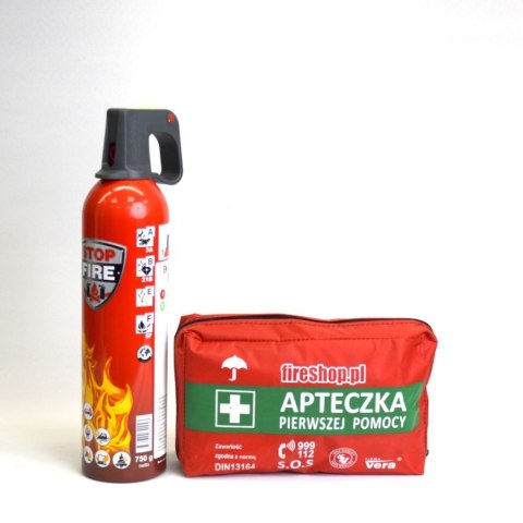 Spray gaśniczy REINOLDMAX 750ml + Apteczka DIN L-2