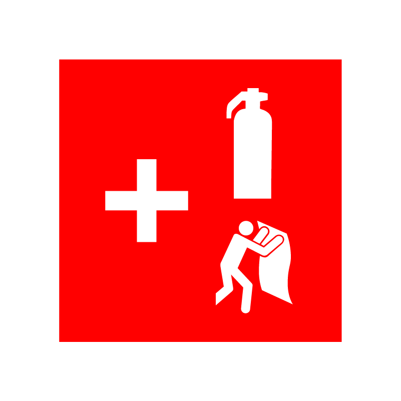 Szafka + Gaśnica + koc gaśniczy