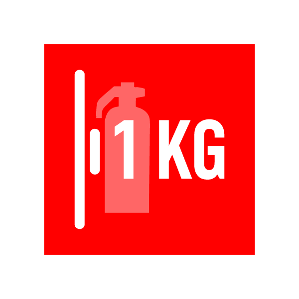 Uchwyt gaśnicy 1 kg