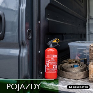 Gaśnica proszkowa 1kg do pojazdów